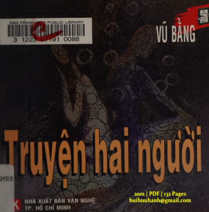 Truyện Hai Người (NXB Văn Nghệ 2001) - Vũ Bằng, 132 Trang