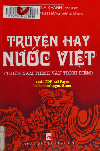 Truyện Hay Nước Việt (NXB Phụ Nữ 2008) - Đinh Gia Khánh, 268 Trang