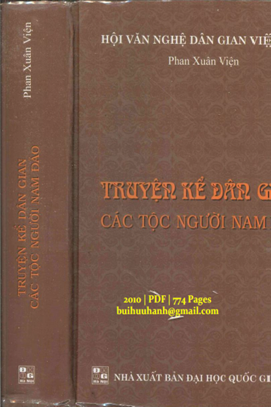 Truyện Kể Dân Gian Các Tộc Người Nam Đảo (NXB Đại Học Quốc Gia 2010) - Phan Xuân Viện, 774 Trang