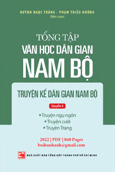 Truyện Kể Dân Gian Nam Bộ Quyển 4 (NXB Tổng Hợp 2022) - Huỳnh Ngọc Trảng, 860 Trang