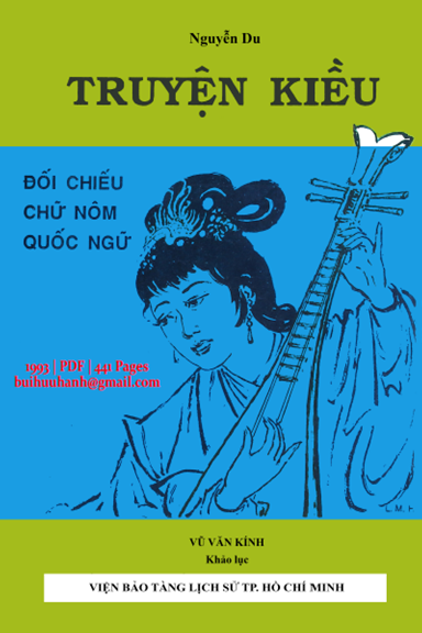 Truyện Kiều Đối Chiếu Chữ Nôm-Quốc Ngữ (NXB Tổng Hợp 1993) - Vũ Văn Kính, 441 Trang