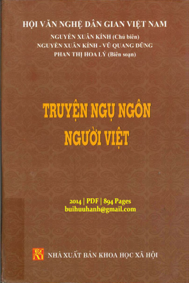 Truyện Ngụ Ngôn Người Việt (NXB Khoa Học Xã Hội 2014) - Nguyễn Xuân Kính, 894 Trang