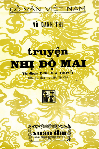 Truyện Nhị Độ Mai (NXB Xuân Thu 1976) - Đinh Gia Thuyết, 169 Trang