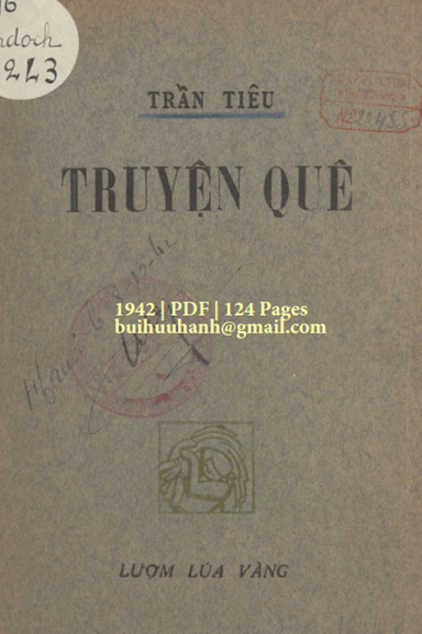 Truyện Quê (NXB Lượm Lúa Vàng 1942) - Trần Tiêu, 124 Trang