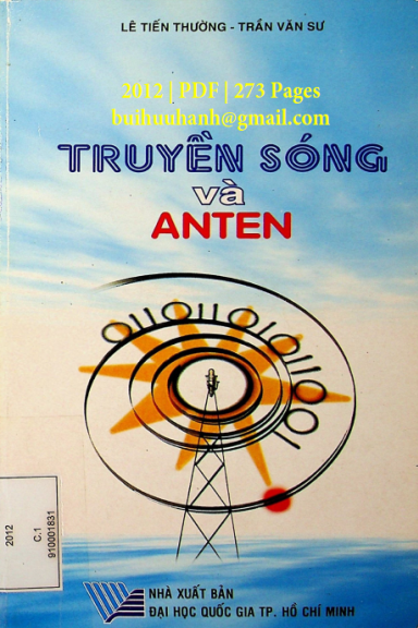 Truyền Sóng Và Anten (NXB Đại Học Quốc Gia 2012) - Lê Tiến Thường, 273 Trang