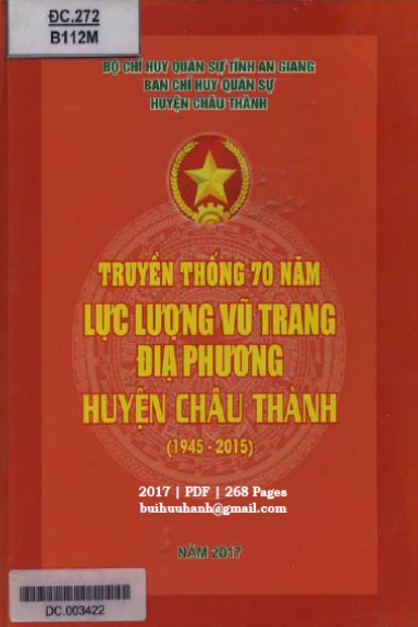 Truyền Thống 70 Năm Lực Lượng Vũ Trang Địa Phương Huyện Châu Thành 1945-2015 - Trần Thị Bé Năm