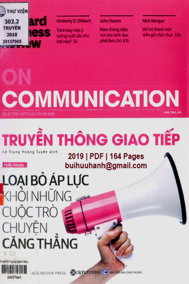 Truyền Thông Giao Tiếp (NXB Công Thương 2019) - Holly Weeks, 164 Trang