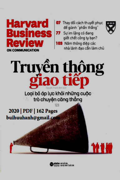 Truyền Thông Giao Tiếp (NXB Kinh Tế Quốc Dân 2020) - Nguyễn Thanh Bình, 162 Trang