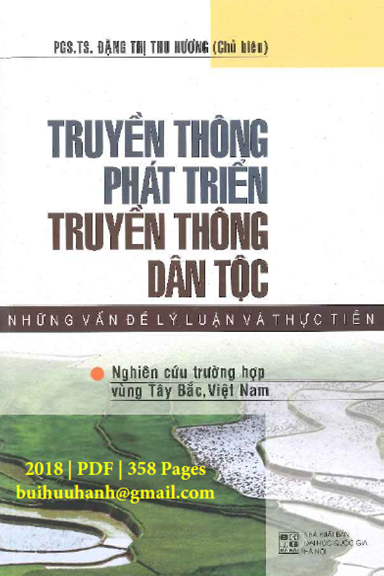 Truyền Thông Phát Triển-Truyền Thông Dân Tộc (NXB Đại Học Quốc Gia 2018) - Đặng Thị Thu Hương