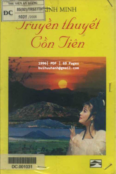 Truyền Thuyết Cồn Tiên (NXB Văn Nghệ 1996) - Trình Minh, 69 Trang