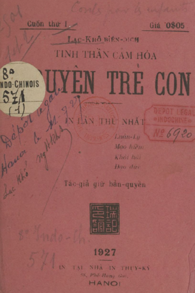Truyện Trẻ Con Cuốn 1 (NXB Thụy Ký 1927) - Lạc Khổ, 20 Trang