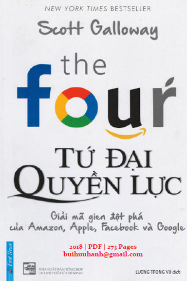 Tứ Đại Quyền Lực (NXB Tổng Hợp 2018) - Scott Galloway, 273 Trang