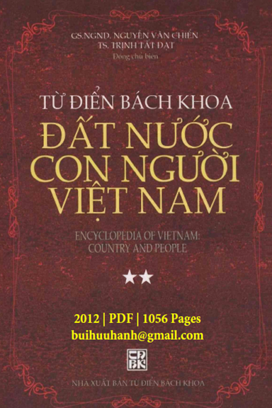 Từ Điển Bách Khoa Đất Nước Con Người Việt Nam Tập 2 (NXB Từ Điển Bách Khoa 2012) - Nguyễn Văn Chiển