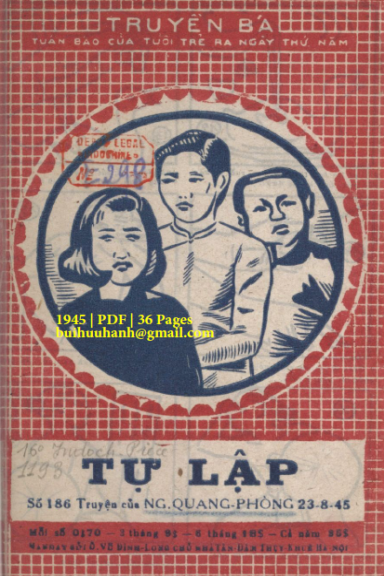Tự Lập (NXB Tân Dân 1945) - Nguyễn Quang Phòng, 36 Trang
