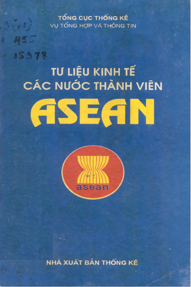 Tư Liệu Kinh Tế Các Nước Thành Viên ASEAN (NXB Thống Kê 1998) - Tổng Cục Thống Kê, 324 Trang