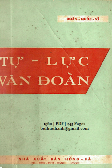 Tự Lực Văn Đoàn (NXB Hồng Hà 1960) - Doãn Quốc Sỹ, 243 Trang