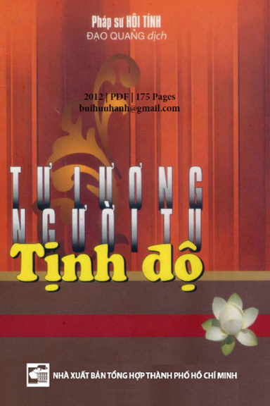 Tư Lương Người Tu Tịnh Độ (NXB Tổng Hợp 2012) - Pháp Sư Hội Tính, 175 Trang