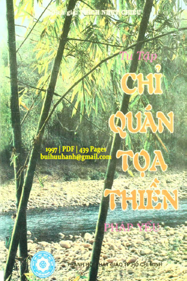 Tu Tập Chỉ Quán Tọa Thiền Pháp Yếu (NXB Tổng Hợp 1997) - Thích Nhựt Chiếu, 439 Trang