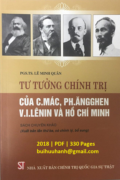 Tư Tưởng Chính Trị Của C. Mác, Ph.Ăngghen, V.I.Lênin Và Hồ Chí Minh - Lê Minh Quân, 330 Trang