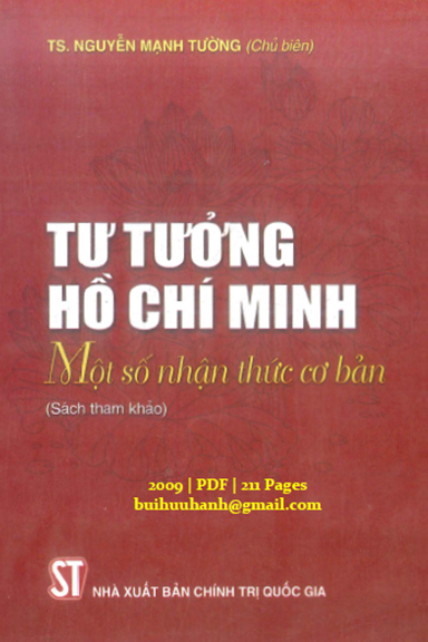 Tư Tưởng Hồ Chí Minh-Một Số Nhận Thức Cơ Bản (NXB Chính Trị 2009) - Nguyễn Mạnh Tường, 211 Trang