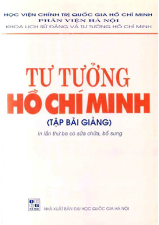 Tư Tưởng Hồ Chí Minh (NXB Đại Học Quốc Gia 2003) - Lê Phương Thảo, 378 Trang