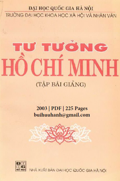 Tư Tưởng Hồ Chí Minh (NXB Đại Học Quốc Gia 2003) - Lê Mậu Hãn, 225 Trang