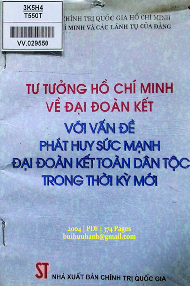 Tư Tưởng Hồ Chí Minh Về Đại Đoàn Kết Với Vấn Đề Phát Huy Sức Mạnh Đại Đoàn Kết Toàn Dân Tộc