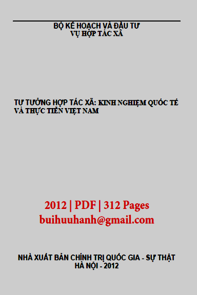 Tư Tưởng Hợp Tác Xã Kinh Nghiệm Quốc Tế Và Thực Tiễn Việt Nam (NXB Chính Trị 2012) - Nhiều Tác Giả