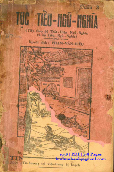 Tục Tiểu Ngũ Nghĩa Quyển 3 (NXB Tín Đức Thư Xã 1958) - Phạm Văn Điều, 178 Trang