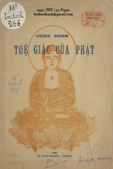 Tuệ Giác Của Phật (NXB Đông Phương 1939) - Georg Grimm, 132 Trang