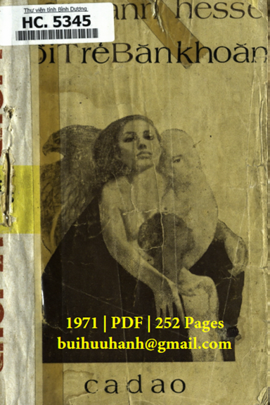Tuổi Trẻ Băn Khoăn (NXB Cao Dao 1971) - Hermann Hesse, 252 Trang