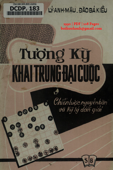 Tượng Kỳ Khai Trung Đại Cuộc (NXB Tổng Hợp 1990) - Lý Anh Mậu, 108 Trang