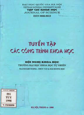 Tuyển Tập Các Công Trình Khoa Học Ngành Khí Tượng-Thủy Văn-Hải Dương Học
