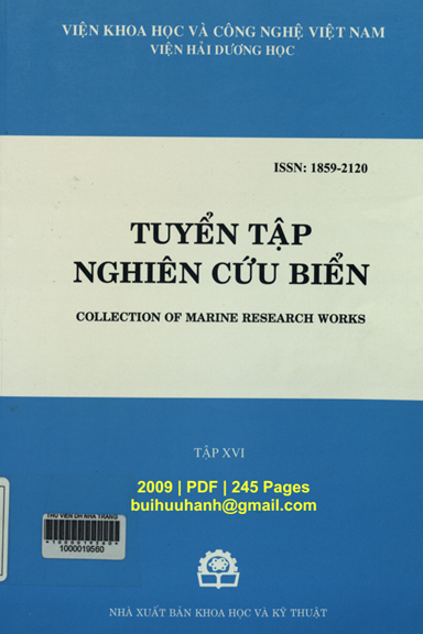 Tuyển Tập Nghiên Cứu Biển Tập 16 (NXB Khoa Học Kỹ Thuật 2009) - Nguyễn Tác An, 245 Trang