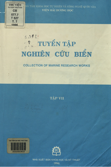 Tuyển Tập Nghiên Cứu Biển Tập 7 (NXB Khoa Học Kỹ Thuật 1997) - Võ Văn Lành, 245 Trang