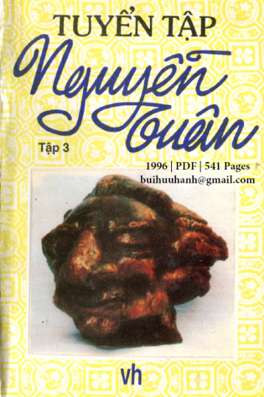 Tuyển Tập Nguyễn Tuân Tập 3 (NXB Văn Học 1996) - Lữ Huy Nguyên, 541 Trang