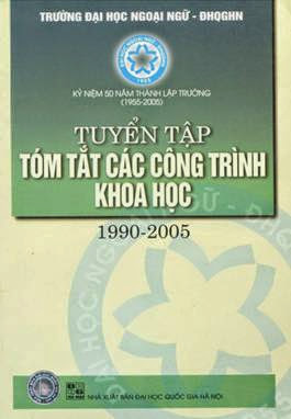 Tuyển Tập Tóm Tắt Các Công Trình Khoa Học 1990-2005 (NXB Đại Học Quốc Gia 2005) - Nhiều Tác Giả