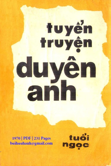 Tuyển Truyện Duyên Anh (NXB Tuổi Ngọc 1970) - Vũ Mộng Long, 231 Trang