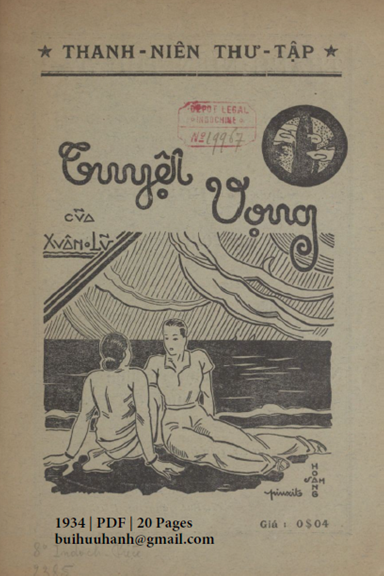 Tuyệt Vọng (NXB Đắc Lập 1934) - Xuân Lữ, 20 Trang