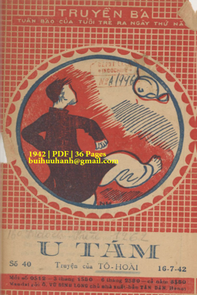 U Tám (NXB Tân Dân 1942) - Tô Hoài, 36 Trang