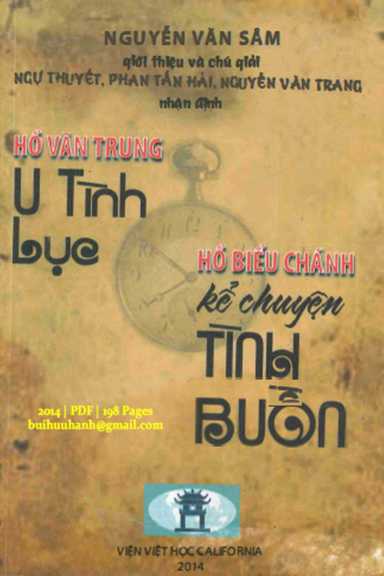 U Tình Lục-Kể Chuyện Tình Buồn (NXB Viện Việt Học 2014) - Nguyễn Văn Sâm, 198 Trang