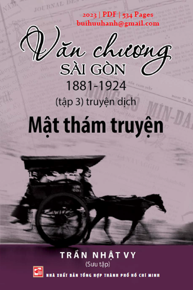 Văn Chương Sài Gòn 1881-1924 Tập 3-Truyện Dịch (NXB Tổng Hợp 2023) - Trần Nhật Vy, 534 Trang