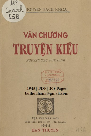 Văn Chương Truyện Kiều (NXB Hàn Thuyên 1945) - Nguyễn Bách Khoa, 208 Trang