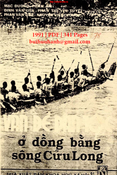 Vấn Đề Dân Tộc Ở Đồng Bằng Sông Cửu Long (NXB Khoa Học Xã Hội 1991) - Mạc Đường, 341 Trang
