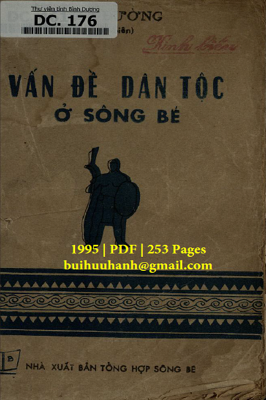 Vấn Đề Dân Tộc Ở Sông Bé (NXB Tổng Hợp 1995) - Mạc Đường, 253 Trang