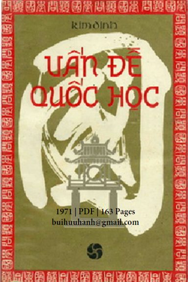 Vấn Đề Quốc Học (NXB Nguồn Sáng 1971) - Kim Định, 164 Trang