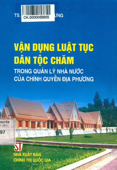 Vận Dụng Luật Tục Dân Tộc Chăm Trong Quản Lý Nhà Nước Của Chính Quyền Địa Phương - Trương Tiến Hưng