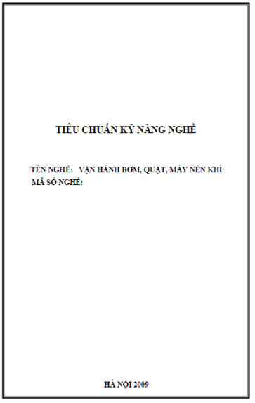 Vận Hành Bơm, Quạt, Máy Nén Khí (NXB Hà Nội 2009) - Nguyễn Khắc Sơn, 174 Trang