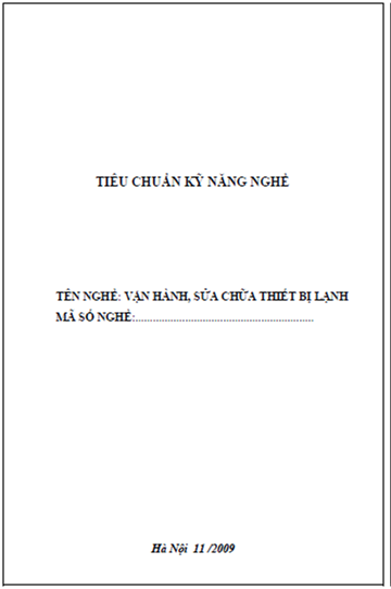 Vận Hành Sửa Chữa Thiết Bị Lạnh (NXB Hà Nội 2009) - Kim Xuân Phương, 179 Trang