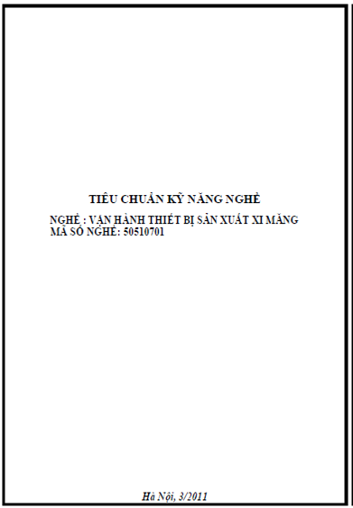 Vận Hành Thiết Bị Sản Xuất Xi Măng (NXB Hà Nội 2009) - Nguyễn Đăng Sỹ, 203 Trang